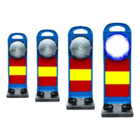 Warnleuchte FlashMax Synchro LED | Blauer Bakenkörper | Blauer Blitz | Stapelbar | 69 bpm | 160h | Export | horizont