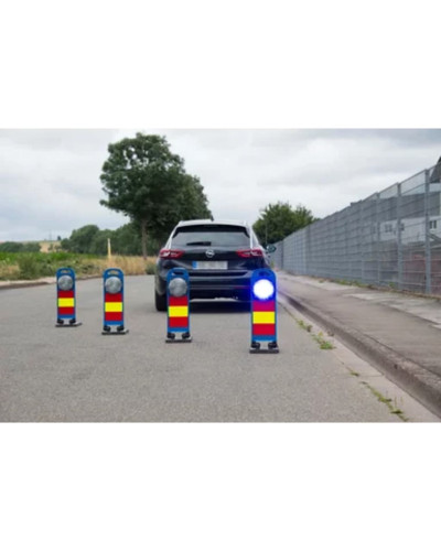 H1: Warnleuchte FlashMax Synchro LED – Blauer Blitz für Export-Variante/Spezialfahrzeuge