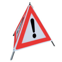 Folding sign VZ101 | Horizont | white | Polyethylene (PE) | Height 72 cm