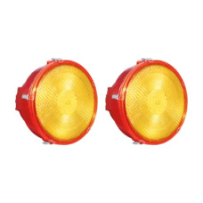LED pre-warning system dual installation | MS 340 | 12/24V | synchronized warning lights | Horizont