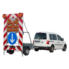 horizont Mobile Barrier Panel FA 2 | Two-Axle | BASt Certified | Highway Approval | VZ 616