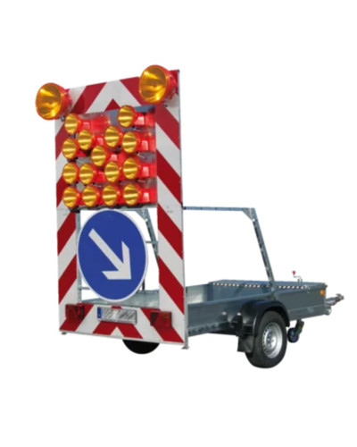 Horizont Mobile Barrier Board FA 2 GL | BASt-Certified Warning Light