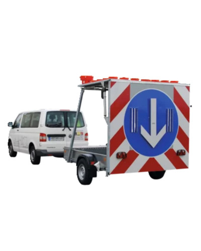 Horizont Mobile Barrier Panel FA 1 GL | BASt-Certified Warning Light