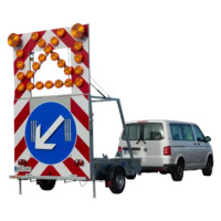 horizont Mobile Barrier Panel FA 1 LR | Standard Version | BASt Approved | VZ 616 | StVO