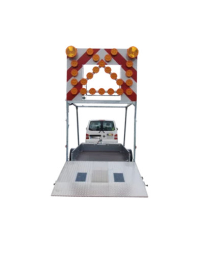 Horizont Fahrbare Absperrtafel FA 1 LR | BASt-certified Warning Light