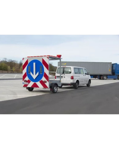 Horizont Fahrbare Absperrtafel FA 1 KL | BASt-geprüft | Warning Light