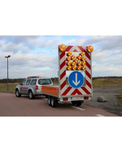 horizont Warning Trailer FA 2 "Combi-Loader" | Multi-purpose Trailer | Road Legal | Dual Axle