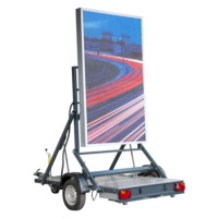 horizont Event Table lift+rotate | Rotatable Advertising Board | Full-Matrix LED | Mobile | 12/230V