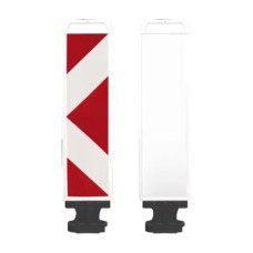 Leitboy IV L92 white | left-facing, arrow film | Horizont | White | highly impact-resistant special plastic | 23.5 cm