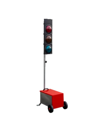 horizont Euro-Signal 2.1 | Lichtsignalanlage | 2 Signalgeber | Batteriewagen | StVO