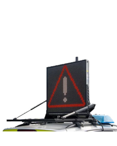 horizont PolVIS 130 VOLLMATRIX |BASt-zertifizierte Warnleuchte mit 40x40 RGB LEDs