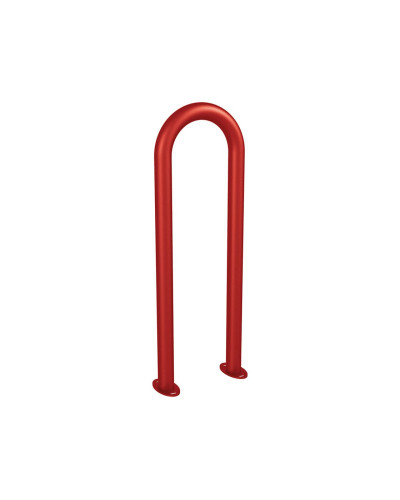Buy Bike Rack in Paperclip Shape D 50 mm, 1 Bike, PROCITY: Metal - Purple, on Base Plates Online - Shop Now!