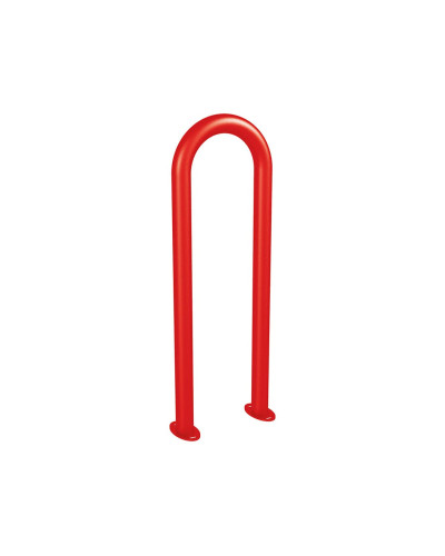 Buy Bicycle Stand in Paperclip Shape D 50 mm, 1 Bicycle, PROCITY: Metal - Traffic Red, on Base Plates - Order Online.