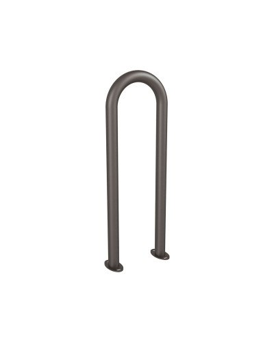 Buy Bike rack in paper clip shape D 50 mm, 1 bicycle, Procity: Metal - Procity Gray, on floor plates online - Order with delivery