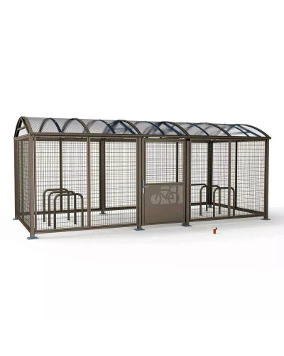 Buy Curved Bicycle Rack, 1 Bike, PROCITY: Metal - Hot-Dip Galvanized, on Base Plates - Shop Online with Delivery