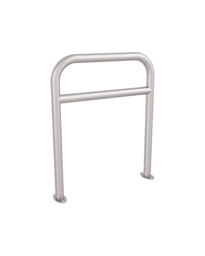 Buy Reinforced bike stand, 1 bike, PROCITY: Metal - Silky Grey, on floor plates online.