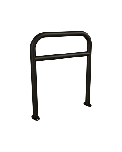 Buy Reinforced bicycle rack, 1 bicycle, PROCITY: Metal - Deep Black, on base plates. - Shop Online.