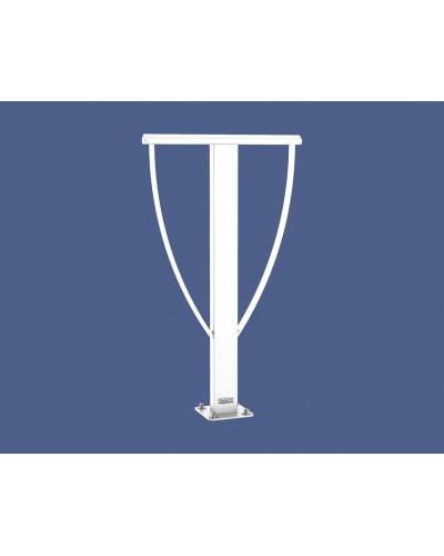 Buy Backrest Lisbon, 1 bicycle, PROCITY: Metal - Pure White, on floor panels Online - Shop - Delivery