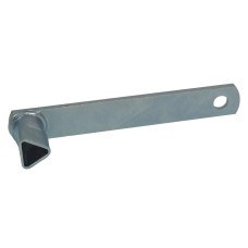 Triangular key fire brigade key DIN 3223 for barrier posts and parking barriers