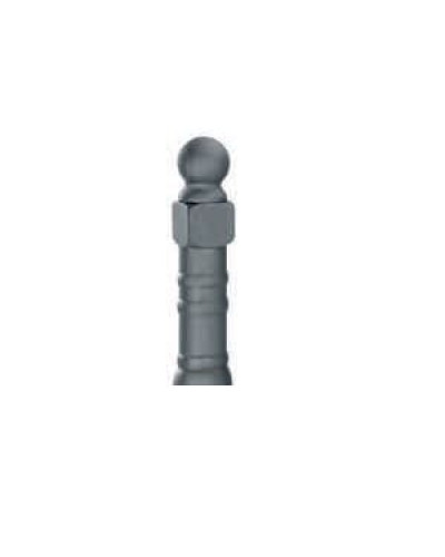 Style bollard made of aluminum, fixed with ground anchor, without a lock, total height 1200 mm (approx. 900 mm above ground). Buy in the online shop