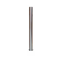 Bollards stainless steel Ø 60 mm stationary for installation in concrete, without a lock, overall height 1200 mm (approx. 900 mm above ground) 