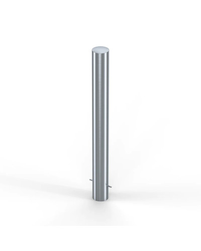 Bollards stainless steel Ø 89 mm stationary for installation in concrete. Buy in the online store.