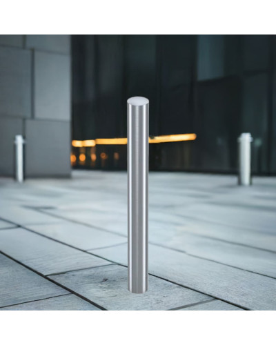 Bollards stainless steel Ø 89 mm stationary for installation in concrete. Buy in the online store.