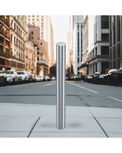 Bollards stainless steel Ø 89 mm stationary for installation in concrete. Buy in the online store.