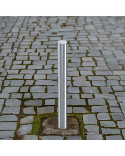 Bollards stainless steel Ø 89 mm stationary for installation in concrete. Buy in the online store.