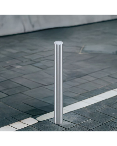 Bollards stainless steel Ø 89 mm stationary for installation in concrete. Buy in the online store.