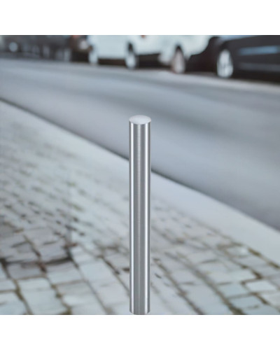 Bollards stainless steel Ø 89 mm stationary for installation in concrete. Buy in the online store.