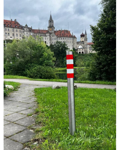 Bollards stainless steel Ø 89 mm stationary for installation in concrete. Buy in the online store.