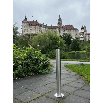 Absperrpfosten aus Edelstahl zum Einbetonieren kaufen im Online-Shop INCAPCORP.de