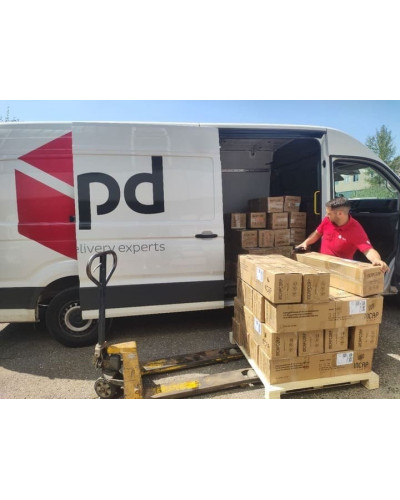 Bollards stainless steel Ø 89 mm stationary for installation in concrete. Buy in the online store.