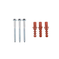 Mounting material set for flexible posts FB