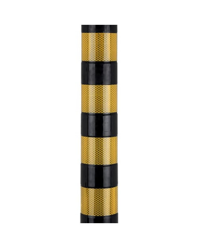 Flexi post self-erecting, barrier post black-yellow 100 cm. Buy in the online store.