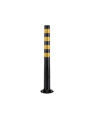 Flexi post self-erecting, barrier post black-yellow 100 cm. Buy in the online store.