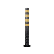 Flexi post self-erecting, barrier post black-yellow 100 cm                                               