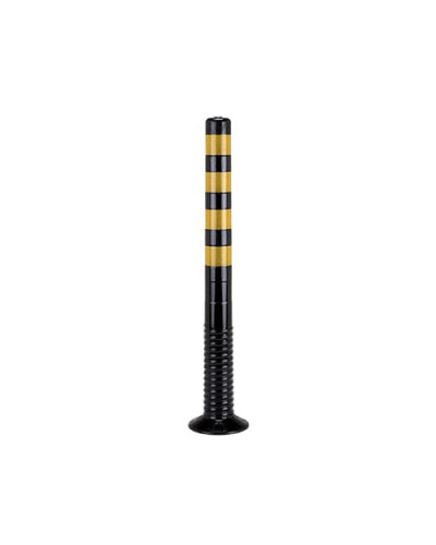 Flexi post self-erecting, barrier post black-yellow 100 cm. Buy in the online store.