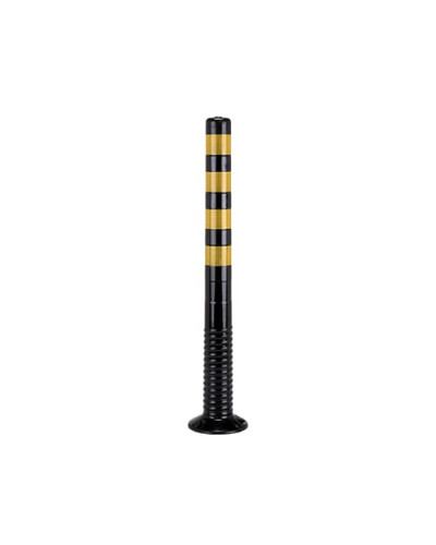 Flexi post self-erecting, barrier post black-yellow 100 cm. Buy in the online store.
