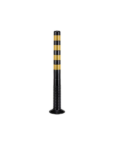 Flexi post self-erecting, barrier post black-yellow 100 cm. Buy in the online store.