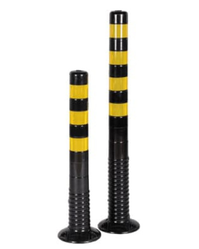 Flexi post self-erecting, barrier post black-yellow 75 cm. Buy in the online store.