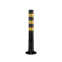 Flexi post self-erecting, barrier post black-yellow 75 cm                                               