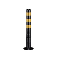 Flexi post self-erecting, barrier post black-yellow 75 cm                                               