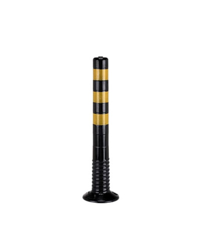 Flexi post self-erecting, barrier post black-yellow 75 cm. Buy in the online store.