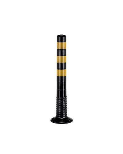 Flexi post self-erecting, barrier post black-yellow 75 cm. Buy in the online store.