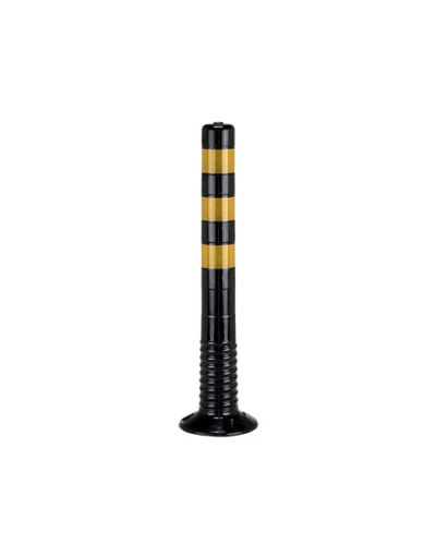 Flexi post self-erecting, barrier post black-yellow 75 cm. Buy in the online store.