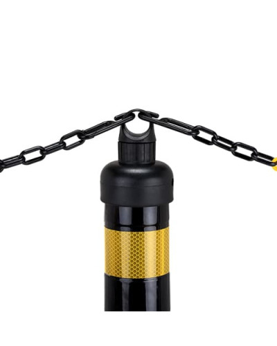 Set Flexible Posts, Barrier Posts black-yellow 100 cm. Buy in the online store.