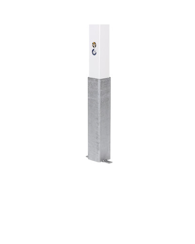 Ground sleeve for setting in concrete, rectangular. Buy in the online shop