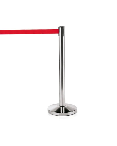 Demarcation stand, 5 m drawstring RED. Buy in the online store.